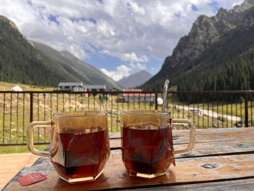 アルティンアラシャン宿のバルコニー