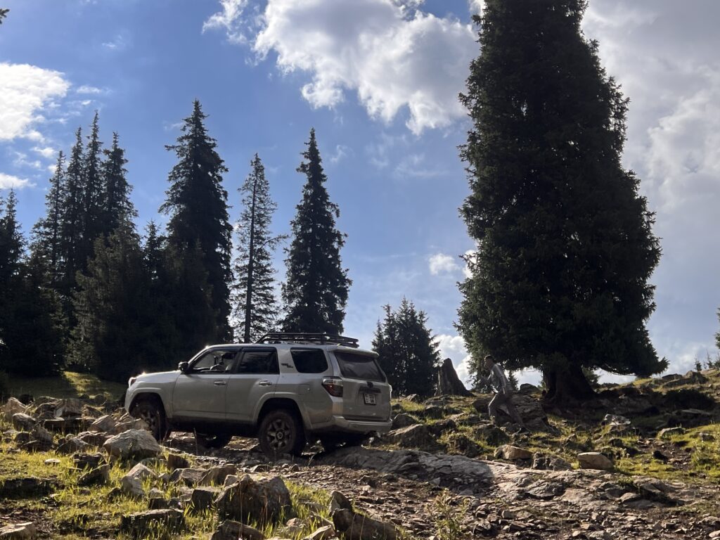アルティンアラシャンオフロードを行く日本車
