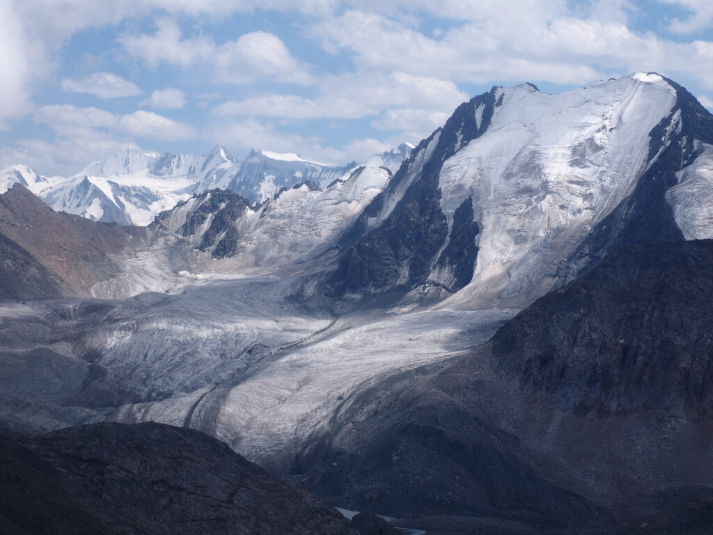 天山山脈の氷河