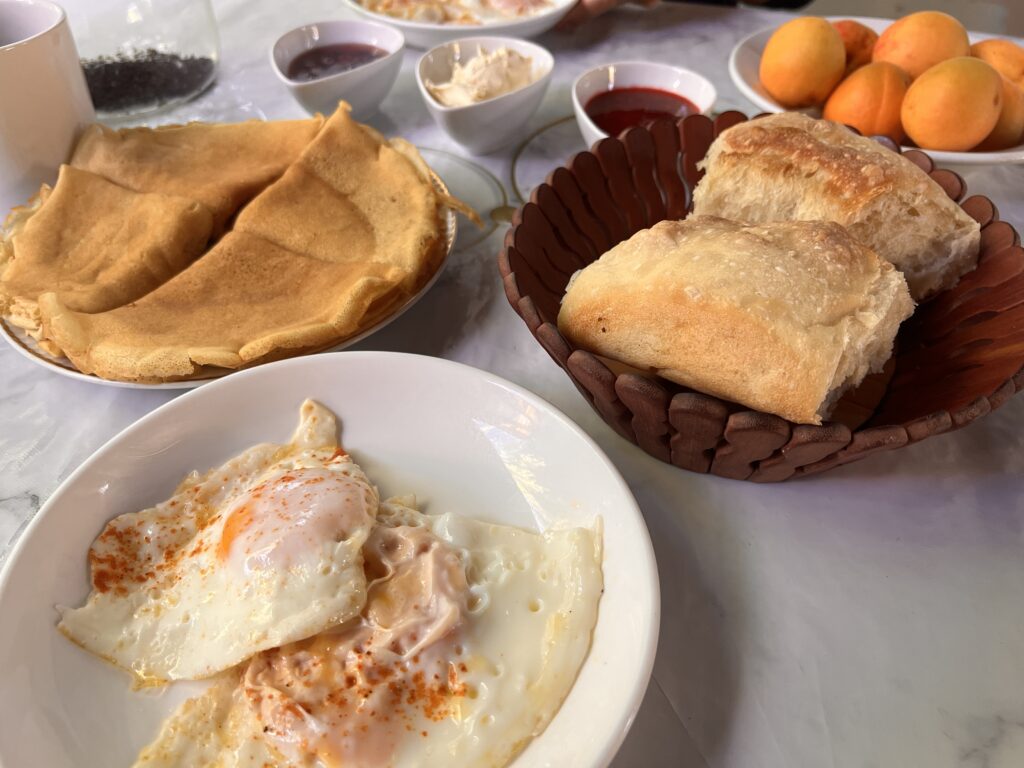 カジサイ宿の朝食