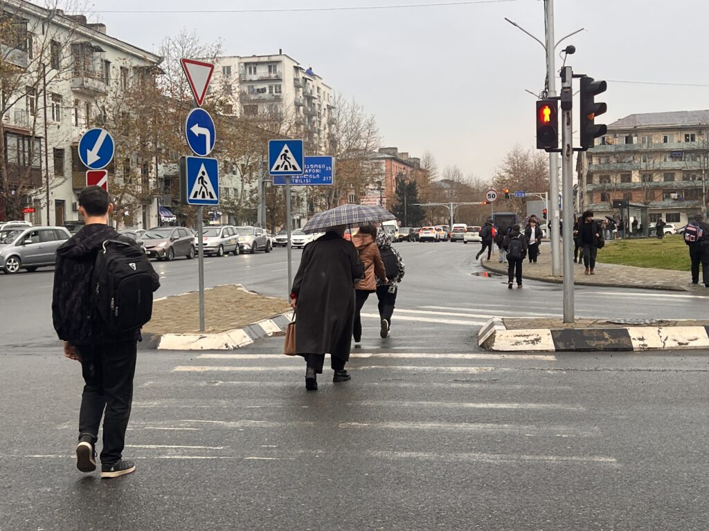 ジョージア信号無視現場